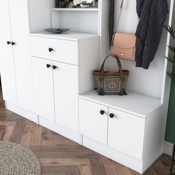 Předsíňová sestava ELA 8 bílá 8