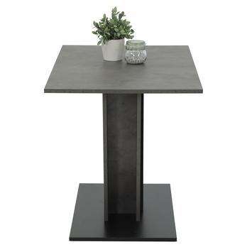 Jídelní set ELDA tmavý beton/antracitová 8