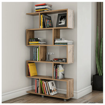 Regál na knihy  ELIF borovice 2