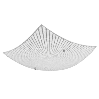 Stropní svítidlo ELISA bílá/chrom, šířka 30 cm 1
