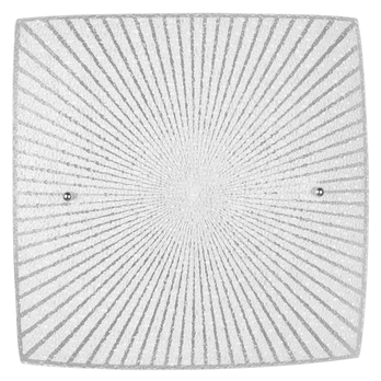 Stropní svítidlo ELISA bílá/chrom, šířka 30 cm 3