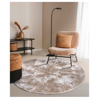 Koberec ELLE DECORATION COSY 106111, krémová, průměr 200 cm 1