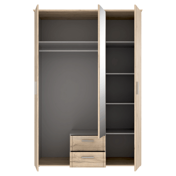 Šatní skříň ELMA dub bianco 1