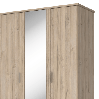 Šatní skříň ELMA dub bianco 3