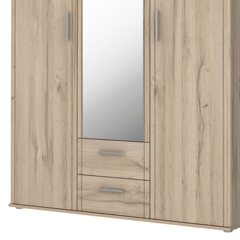 Šatní skříň ELMA dub bianco 4