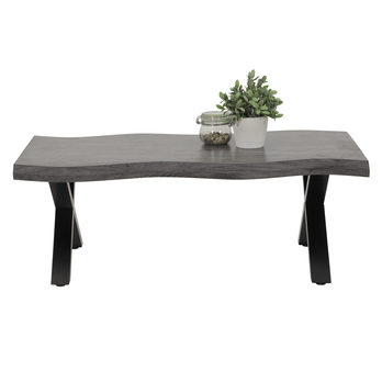 Konferenční stolek ELMER šedá/černá 1