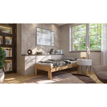 Postel ELODIE I buk olej přírodní, 80x200 cm 1