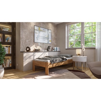 Postel ELODIE I dub olej světlý ořech, 90x200 cm 1