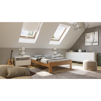 Postel ELODIE I dub olej světlý ořech, 120x200 cm 1