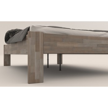 Postel ELODIE I buk olej šedá, 120x200 cm 2