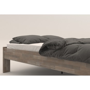 Postel ELODIE I buk olej šedá, 120x200 cm 3