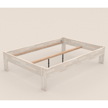 Postel ELODIE II buk olej bílá, 140x200 cm 2