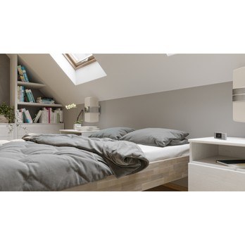 Postel ELODIE II buk olej šedá, 140x200 cm 6