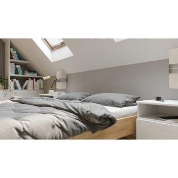 Postel ELODIE II buk olej přírodní, 160x200 cm 7