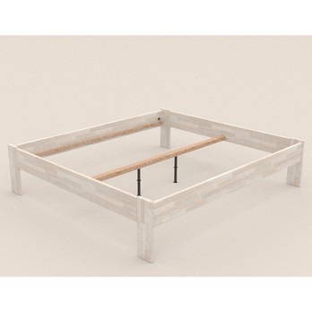 Postel ELODIE II buk olej bílá, 160x200 cm 2