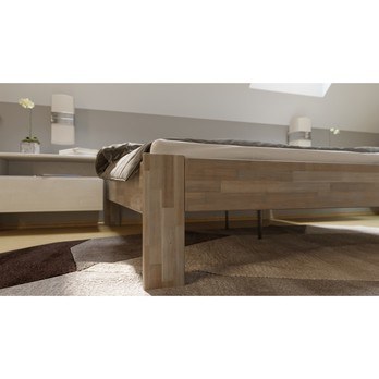 Postel ELODIE II buk olej šedá, 180x200 cm 5