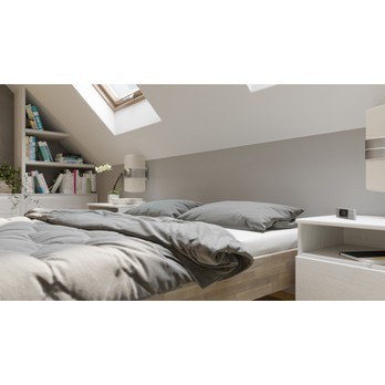 Postel ELODIE II buk olej šedá, 180x200 cm 6