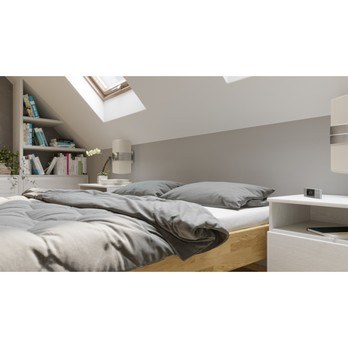 Postel ELODIE II dub olej, 180x200 cm 6