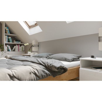 Postel ELODIE II dub olej světlý ořech, 180x200 cm 5