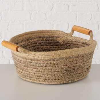 Úložný koš ELOWEN 32x12 cm, banánový list 2