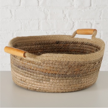 Úložný koš ELOWEN 37x13 cm, banánový list 2