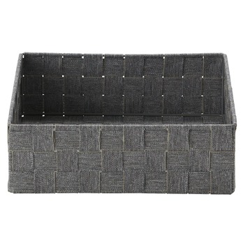 Sada úložných boxů EMMELINE šedá, sada 4 ks 4