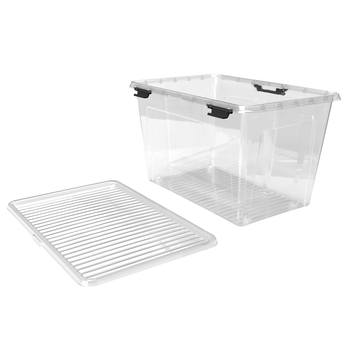 Úložný box EMORY transparentní, objem 52 l 2