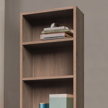 Regál EMPOLI dub sanremo/grafit, šířka 48 cm 3