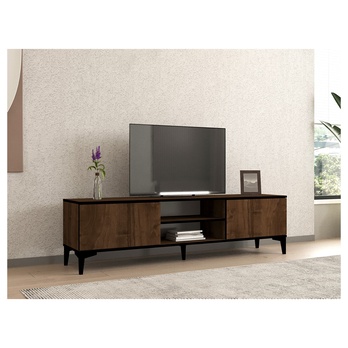 TV komoda EREM ořech/černá 1