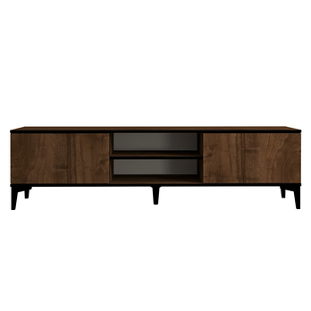 TV komoda EREM ořech/černá 3