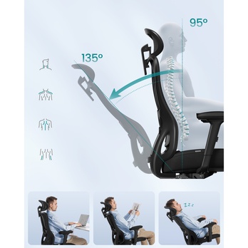 Kancelářská židle ERGO černá 2