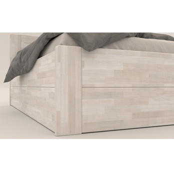 Postel ERIKA BOX buk bílý, 180x200 cm 4