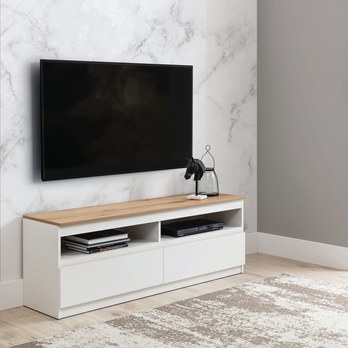 TV komoda ERNIE RM01 dub evoke/bílá 1