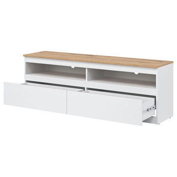 TV komoda ERNIE RM01 dub evoke/bílá 2