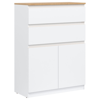 Komoda ERNIE RM05 dub evoke/bílá 4