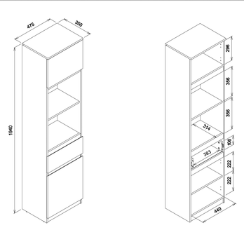 Skříň  ERNIE RM08 dub castello 4