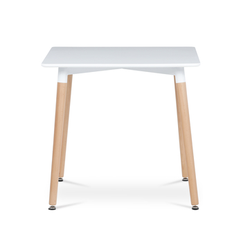 Jídelní stůl ERVIN přírodní/bílá, šířka 80 cm 1