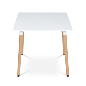 Jídelní stůl ERVIN přírodní/bílá, šířka 80 cm 2