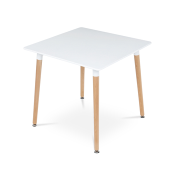 Jídelní stůl ERVIN přírodní/bílá, šířka 80 cm 3