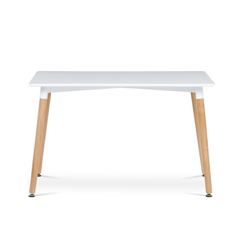 Jídelní stůl ERVIN přírodní/bílá, šířka 120 cm 3