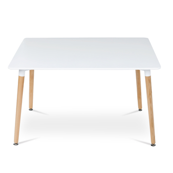 Jídelní stůl ERVIN přírodní/bílá, šířka 120 cm 4