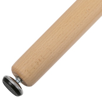 Jídelní stůl ERVIN přírodní/bílá, průměr 90 cm 5