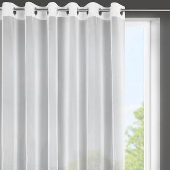 Záclona ESEL bílá, 350x150 cm, zavěšení kroužky 4