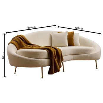 Pohovka ESES krémová 6