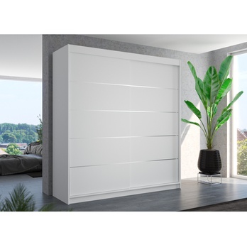 Šatní skříň ESMA bílá 1