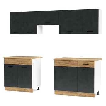 Kuchyňský blok ESPERO 240 matera/dub craft zlatý 2