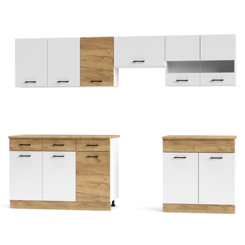 Kuchyňský blok ESPERO 260 bílá/dub craft zlatý 2