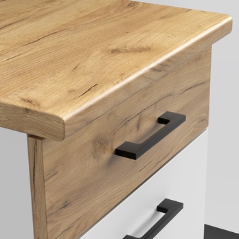 Kuchyňský blok ESPERO 260 bílá/dub craft zlatý 6