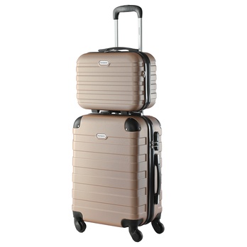 Sada cestovních kufrů ESSENTIAL šampaň, 4 ks 5