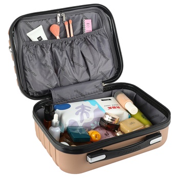 Sada cestovních kufrů ESSENTIAL šampaň, 4 ks 6